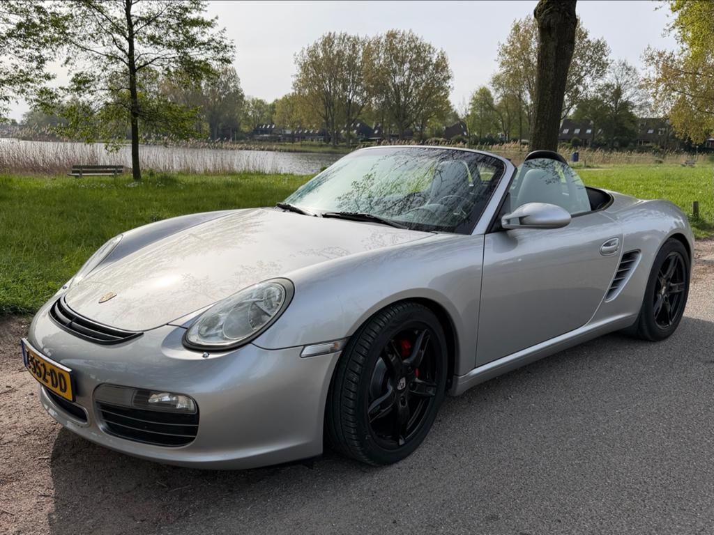 Porsche Boxter S 987 2005 zilvergrijs, Auto's, Porsche, Particulier, Boxster, Achteruitrijcamera, Airbags, Airconditioning, Android Auto