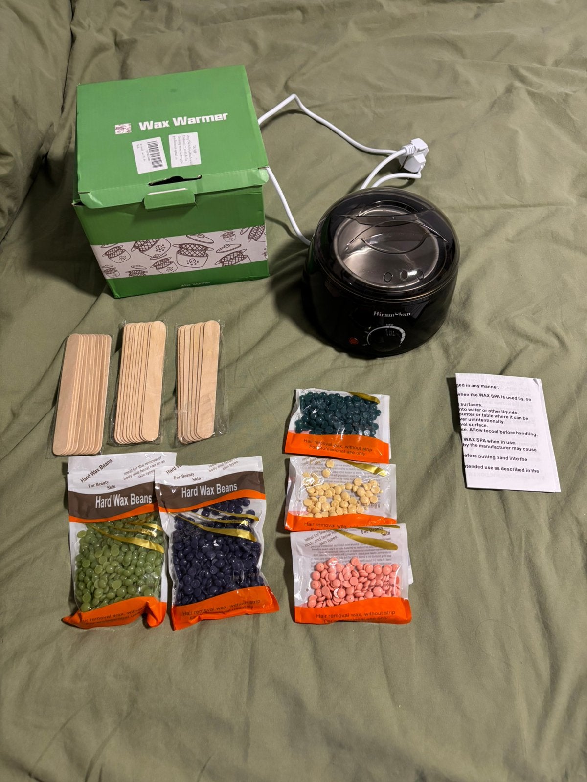Wax Warmer Set met Wax Beans en Spatels, Ophalen of Verzenden, Zo goed als nieuw, Overige typen