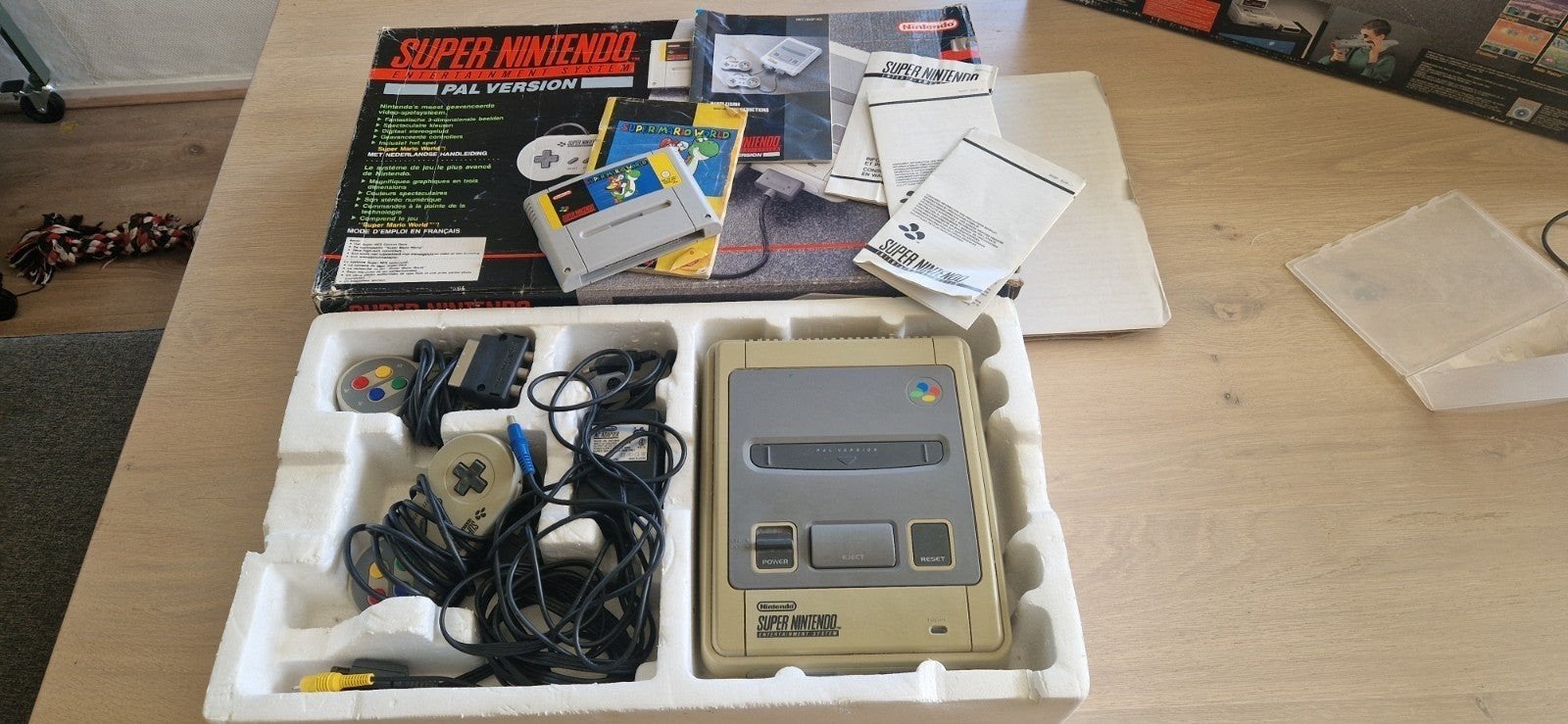 Super Nintendo Entertainment System (SNES) PAL Compleet, Spelcomputers en Games, Spelcomputers | Nintendo Super NES, Gebruikt