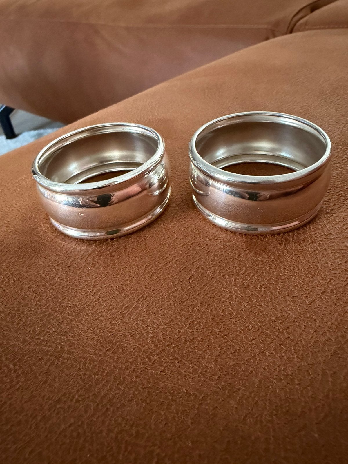 Antieke servet ringen, Ophalen of Verzenden, Zo goed als nieuw, Zilver, Dame