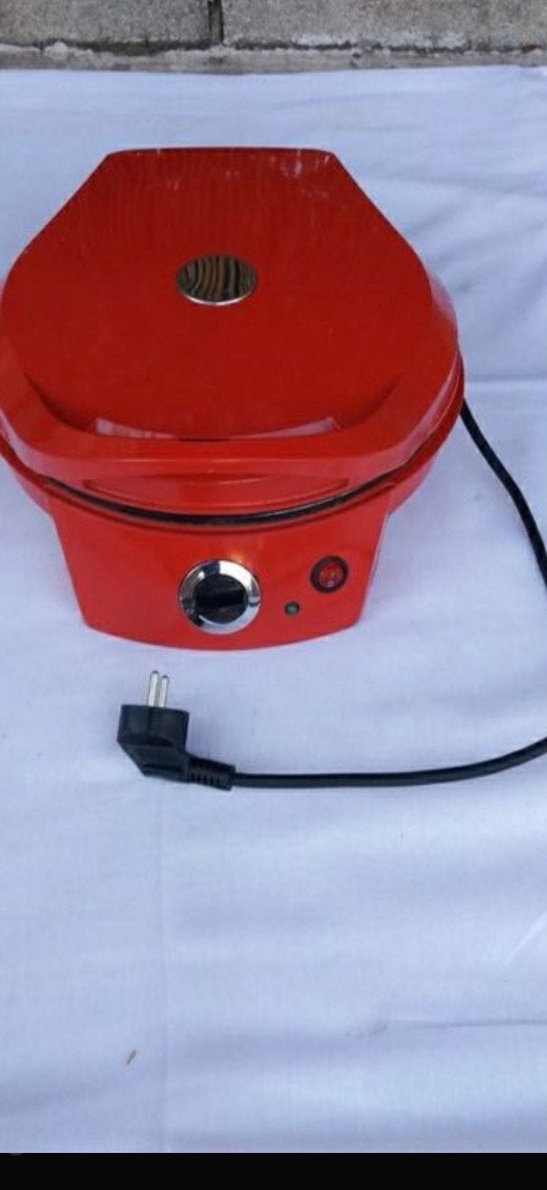 Rode Crêpe Maker / Pannenkoekenmaker, Ophalen of Verzenden, Gebruikt