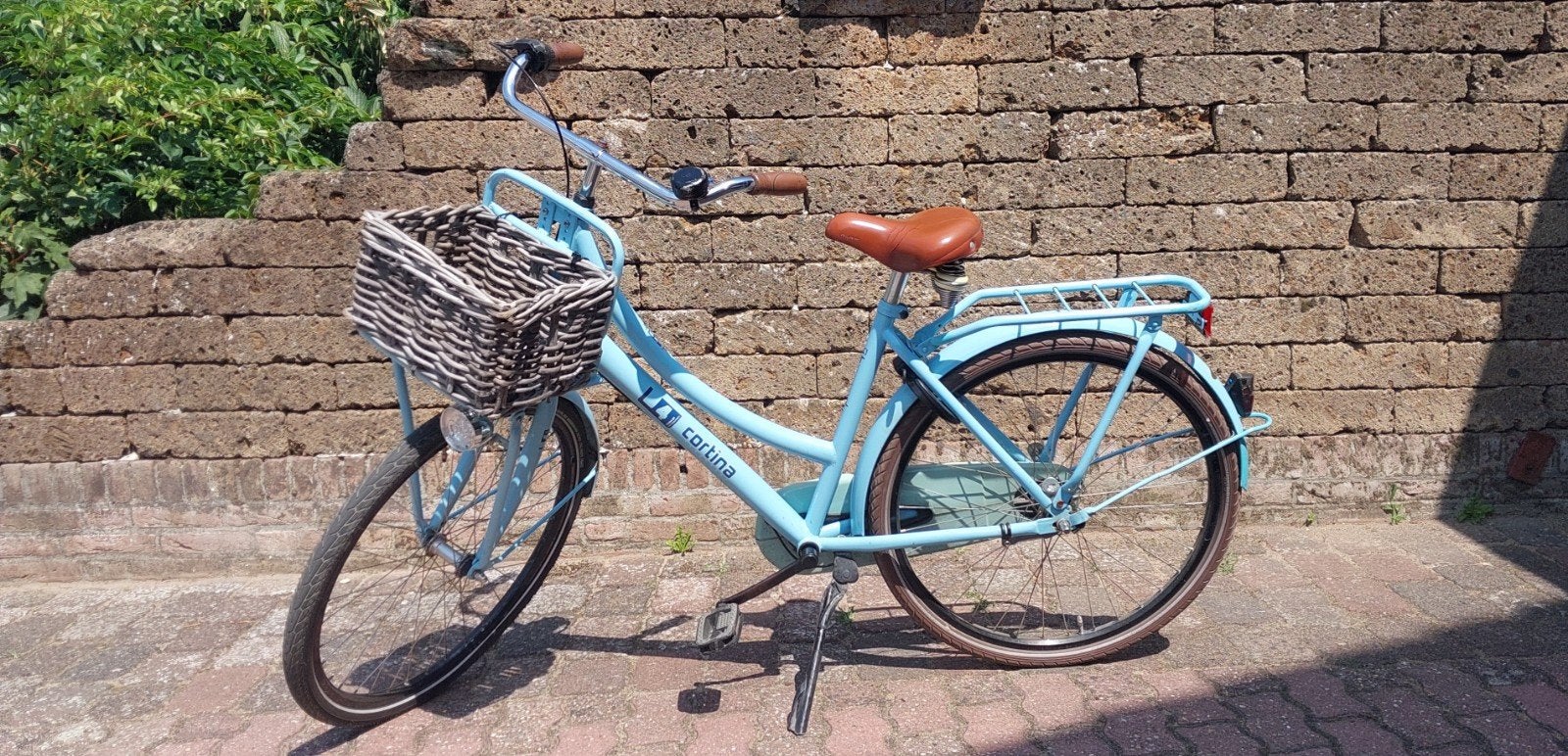 Cortina U4 Transportfiets Dames 26inch - Lichtblauw, Overige merken, Gebruikt, Ophalen of Verzenden, Minder dan 47 cm