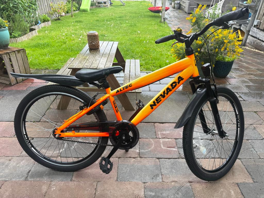 Altec Nevada Kinderfiets 24 inch - Oranje, Terugtraprem, 24 inch, Ophalen of Verzenden, Handrem