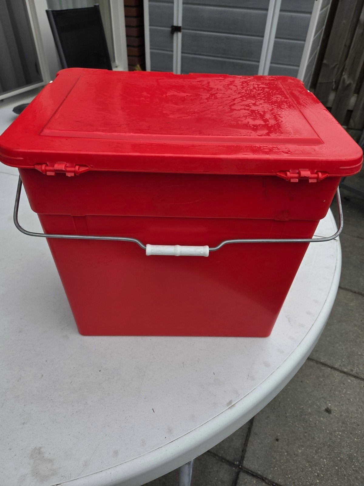 Rode viskoffer 40x30 cm - Handig en compact, Ophalen of Verzenden
