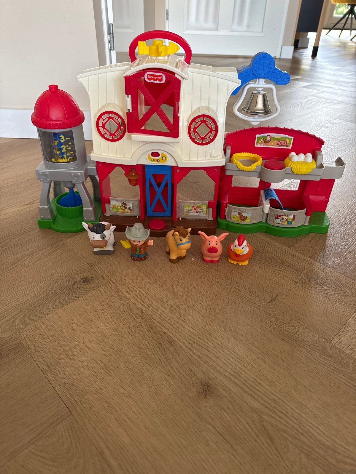 Fisher-Price Little People Boerderij met Dieren, Ophalen of Verzenden, Zo goed als nieuw, Overige typen, Met geluid