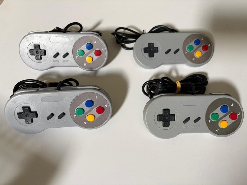 4x USB Retro Controller – SNES Stijl – PC / Emulator, Gebruikt, PC, Overige typen, Overige merken