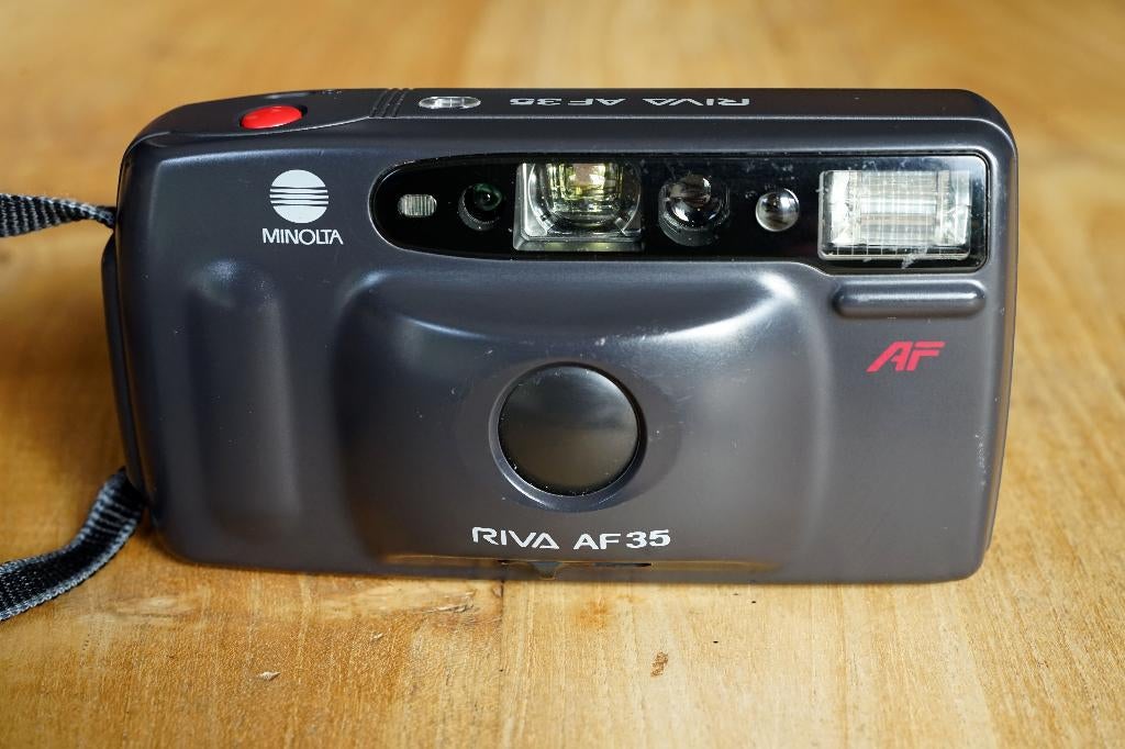 ✅ 📸 Minolta RIVA AF 35 , PRIME Lens , GETEST, Ophalen, Refurbished, Compact, Minolta