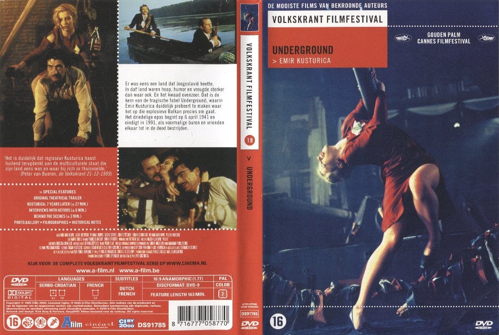 Underground DVD NL, Overige gebieden, Ophalen of Verzenden, Zo goed als nieuw, Nederlands