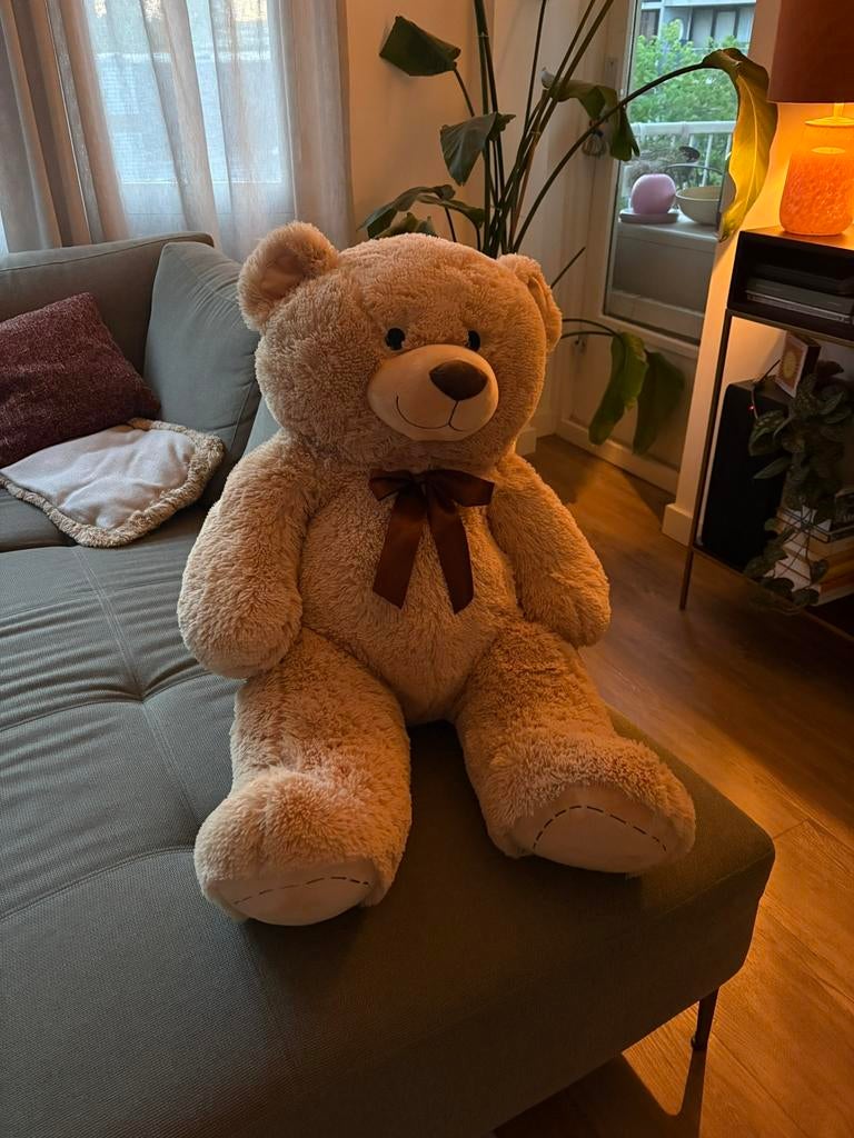 Grote knuffelbeer (nieuw) gratis afhalen, Ophalen, Zo goed als nieuw, Stoffen beer, Overige merken