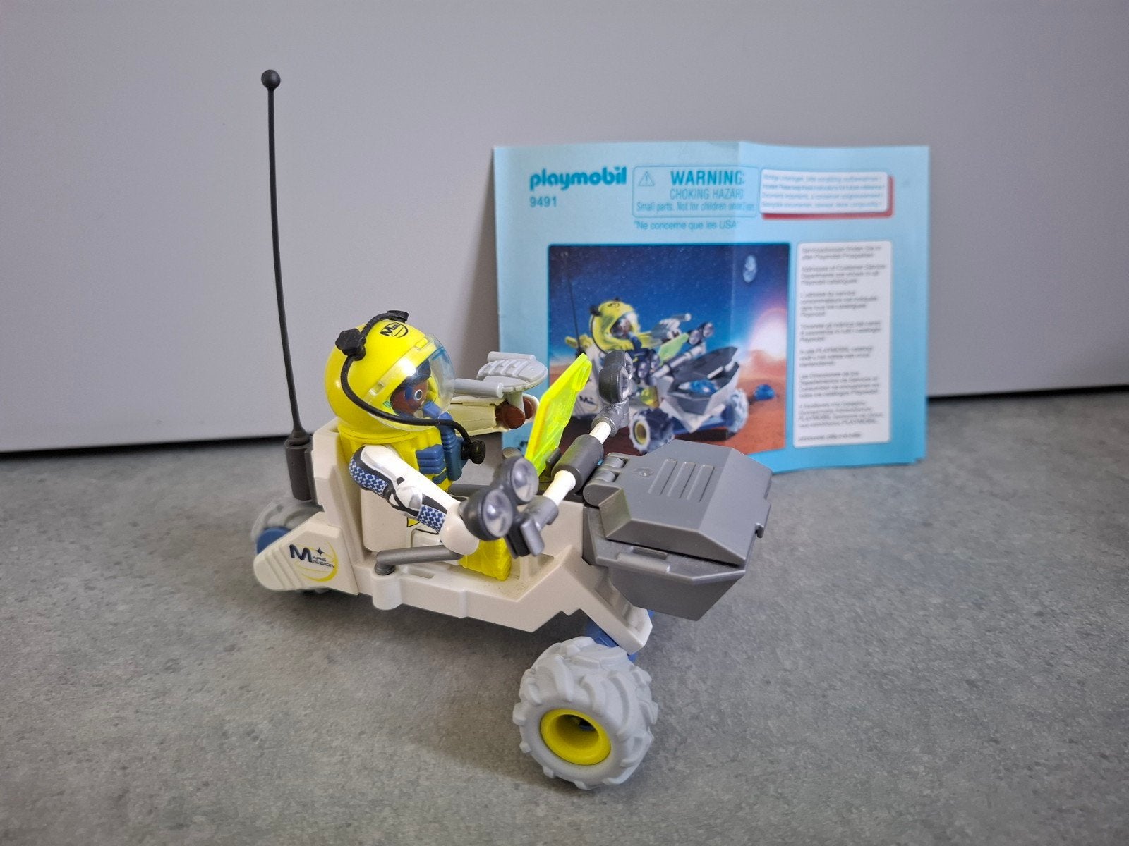 Playmobil Space Mars-trike 9491, Ophalen, Complete set, Voertuig, Zo goed als nieuw