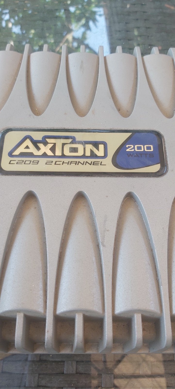 Axton C209 2-kanaals versterker met accessoires, Ophalen, Gebruikt