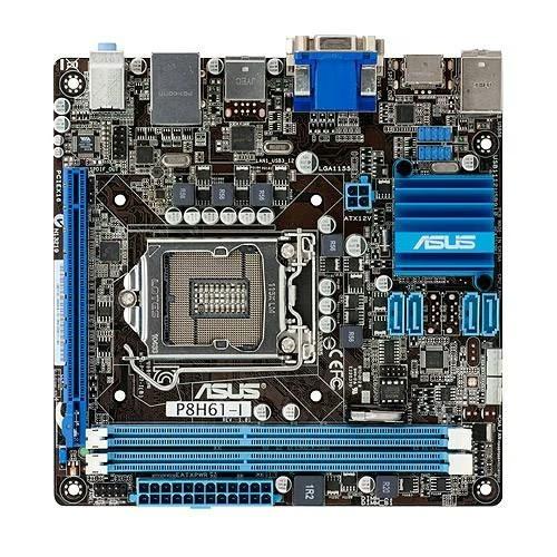 Asus P8H61-I Moederbord, DDR3, Ophalen of Verzenden, Zo goed als nieuw, Mini-ITX