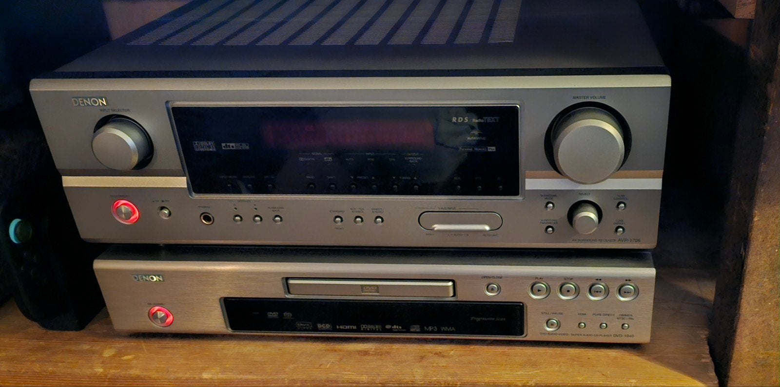 Denon AVR 1706 7.1 Receiver met HDMI DVD Speler, Gebruikt, Denon, Ophalen of Verzenden, 60 tot 120 watt