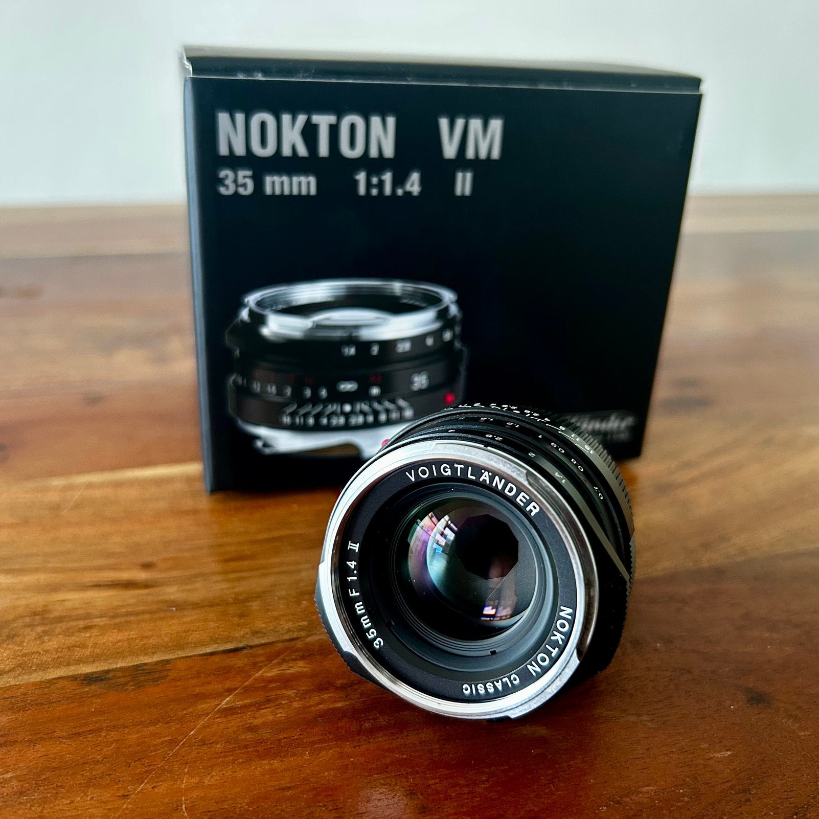 Voigtländer Nokton Classic 35mm f1.4 VM II MC voor Leica M, 35 mm, Zo goed als nieuw, Voigtlander, Leica M-mount