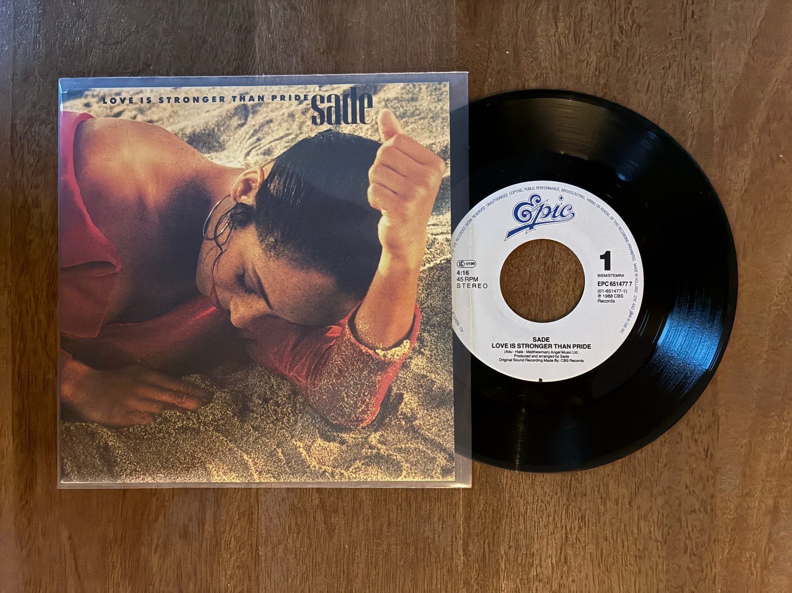 Sade - Love is stronger than pride, Ophalen of Verzenden, 7 inch