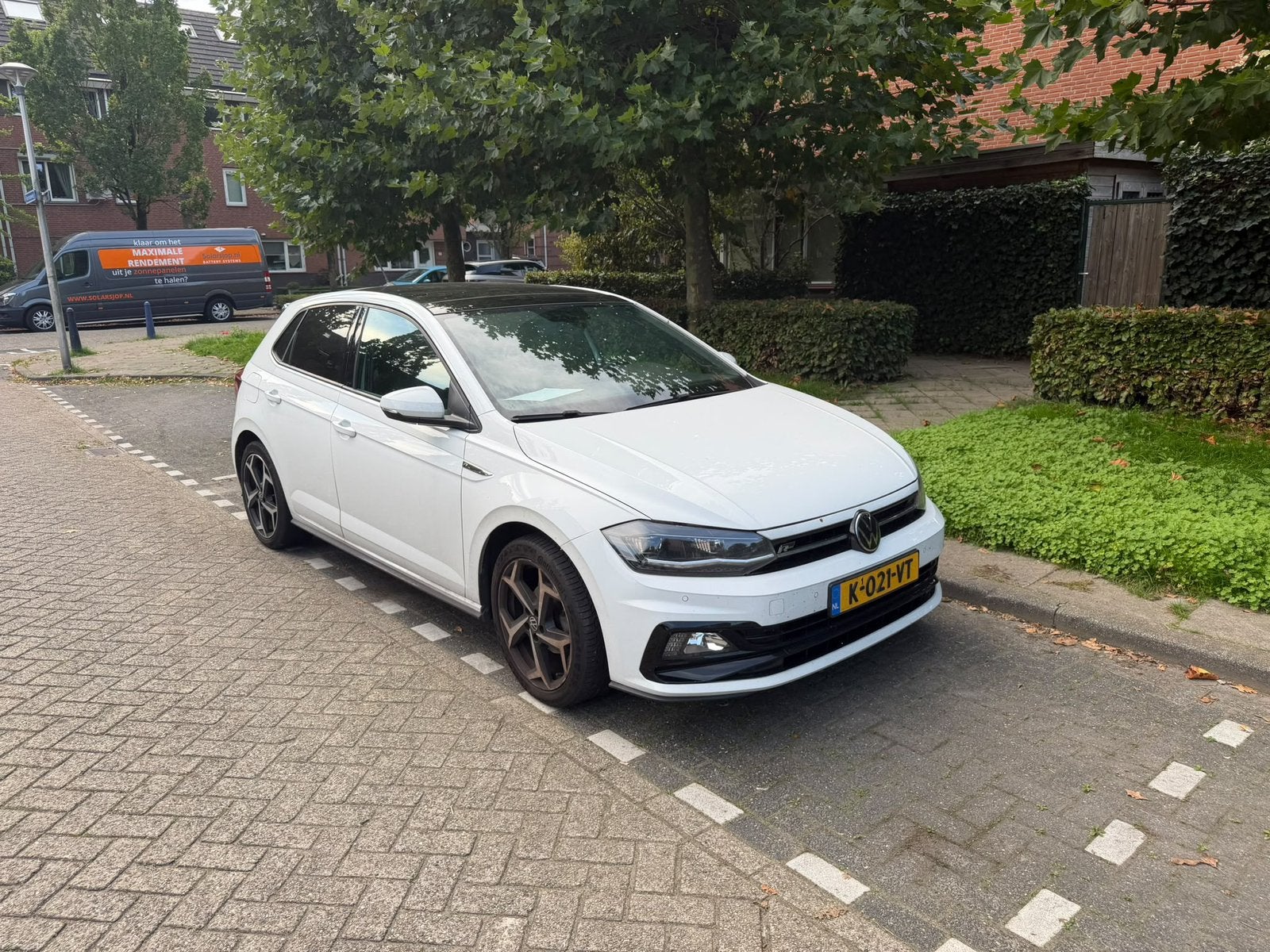 Volkswagen Polo 1.0 TSI Business R Wit - PANO, Auto's, Voorwielaandrijving, Euro 6, Origineel Nederlands, Handgeschakeld