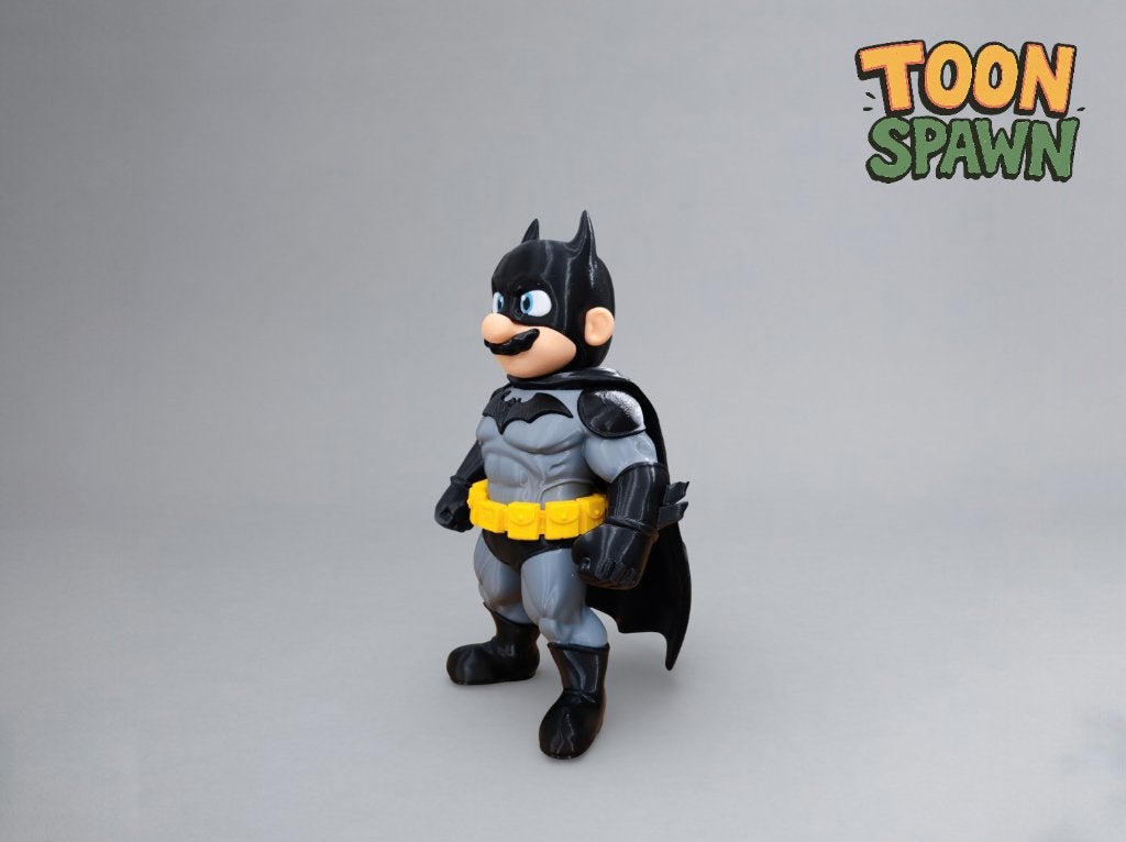 BatMario – Batman X Mario Mash‑up – 30 cm, Verzamelen, Ophalen of Verzenden, Nieuw, Overige typen
