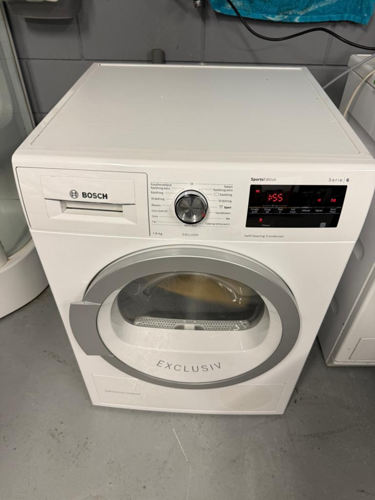 Bosch Exclusiv Serie 6 warmtepompdroger 8KG – Zeer zuinig, Witgoed en Apparatuur, Wasdrogers, Minder dan 85 cm, Overige typen