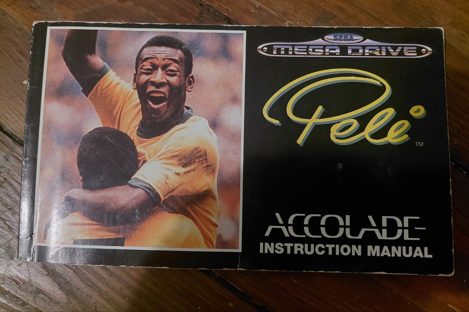 Pele Accolade handleiding Sega Mega Drive, Spelcomputers en Games, Games | Sega, Ophalen of Verzenden, Gebruikt, Sport, Mega Drive