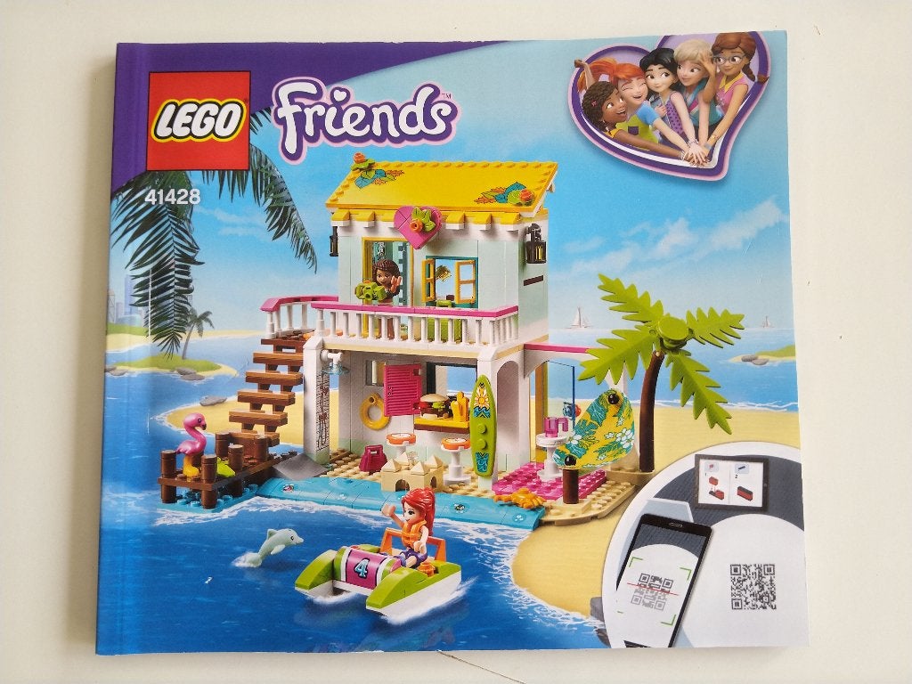 Lego Friends 41428 Strandhuis, Compleet, Lego, Friends, Ophalen of Verzenden