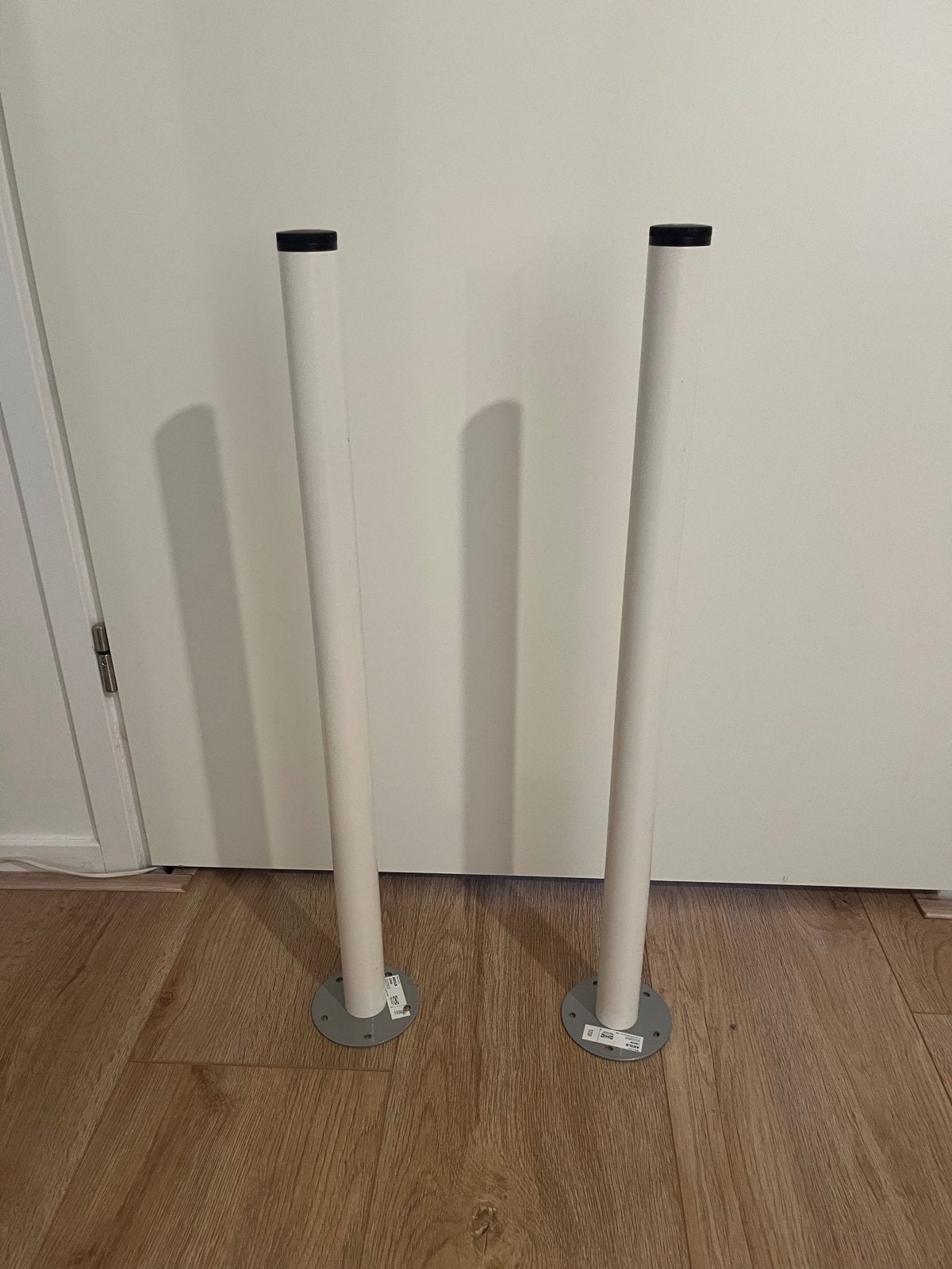 2 IKEA Adils tafelpoten wit - 70 cm, Huis en Inrichting, Ophalen, Tafelpoot, Minder dan 50 cm, Gebruikt
