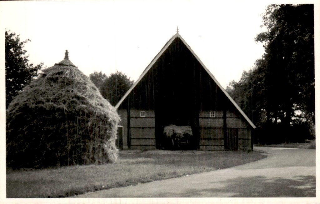 Geesteren - Schuur - Hooiberg, Ophalen of Verzenden, 1940 tot 1960, Gelopen, Noord-Brabant