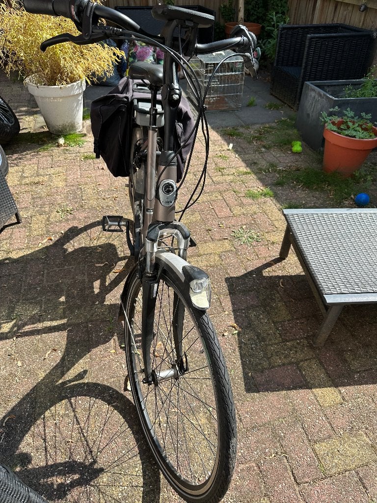 Gazelle e-bike Activ Line, 53cm frame, slechts 1299 km, 2017, Ophalen, Zo goed als nieuw, 51 tot 55 cm, 50 km per accu of meer