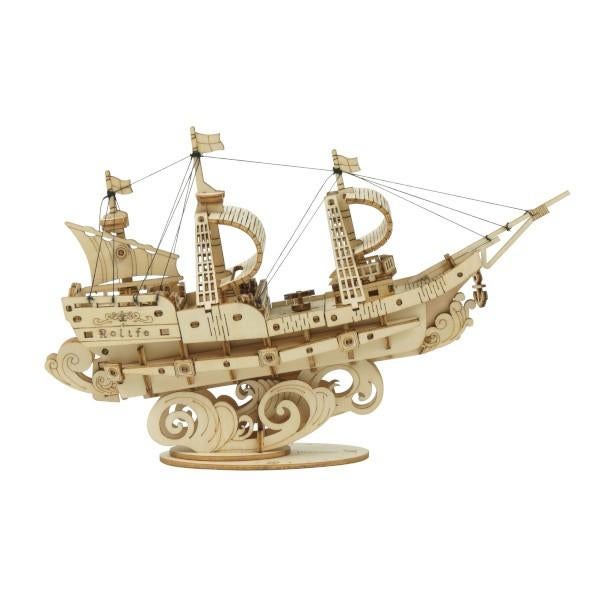 Robotime Sailing Ship TG305 Bouwpakket Nieuw, Groter dan 1:32, Nieuw, Ophalen of Verzenden, Robotime