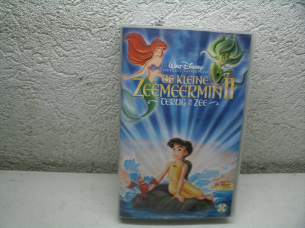 vhs 199a de kleine zeemeermin 2 terug in de zee ned gespr, Cd's en Dvd's, VHS | Kinderen en Jeugd, Alle leeftijden, Ophalen of Verzenden