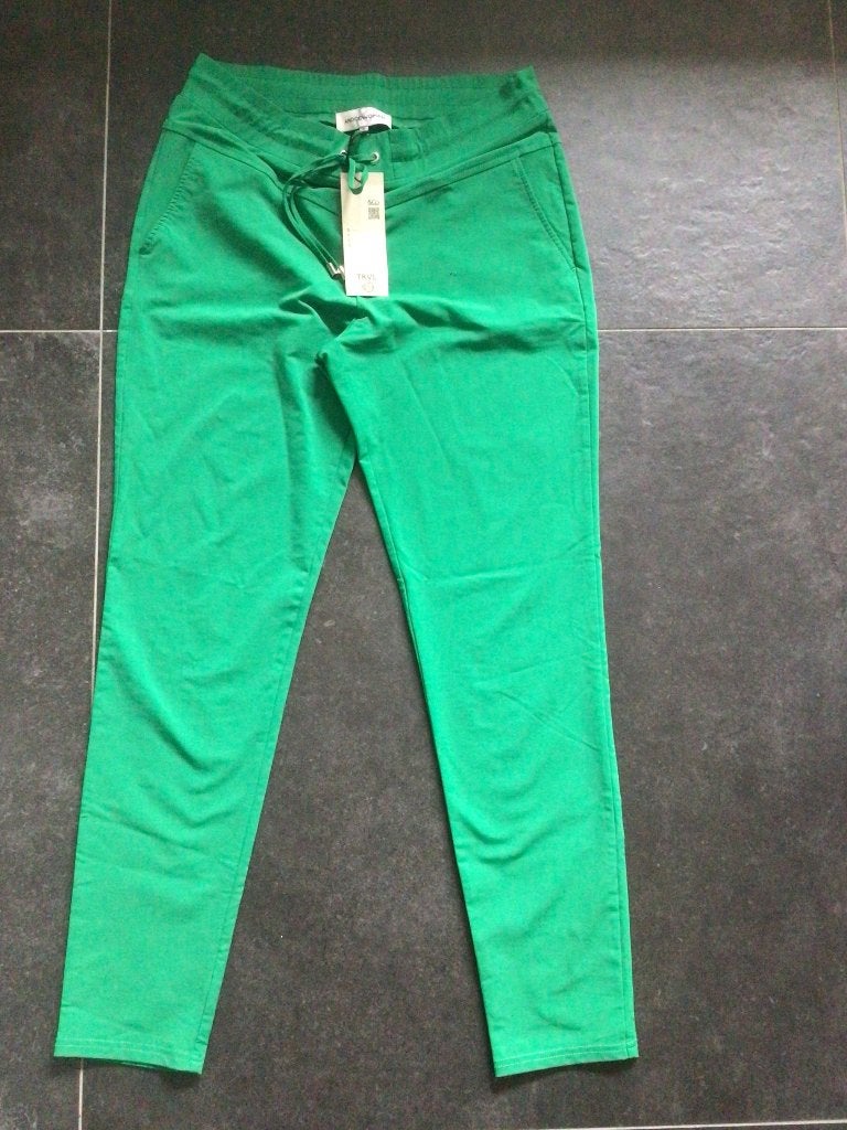 Broek Andcowoman groen, Maat 38/40 (M), Ophalen of Verzenden, Zo goed als nieuw, Lang