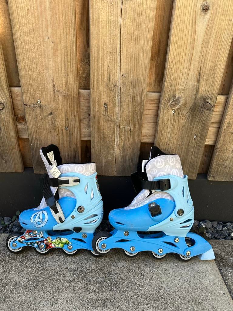 Verstelbare Avengers rolschaatsen - Maat 30-33, Ophalen of Verzenden, Verstelbaar, Gebruikt, Kinderen