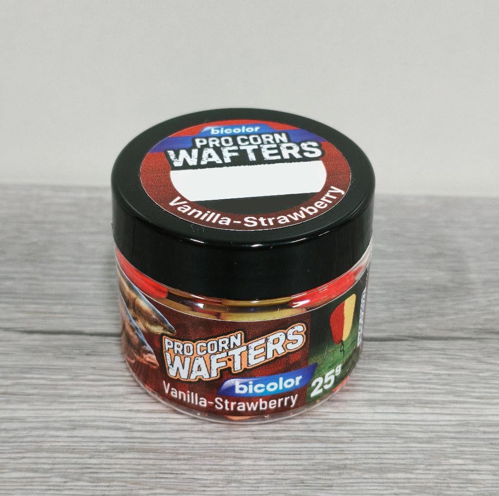 NIEUW Benzar Pro Corn Wafters Bicolor 14 mm Vanille Aardbei, Ophalen of Verzenden, Nieuw, Overige typen