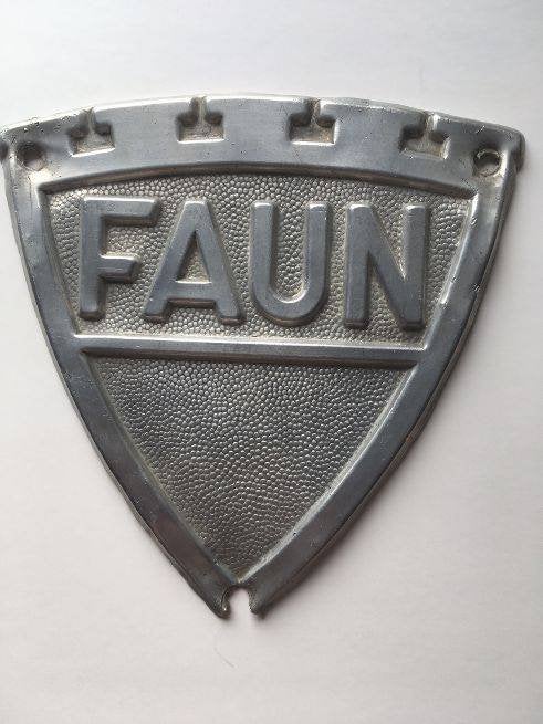 faun embleem, Ophalen of Verzenden, Gebruikt