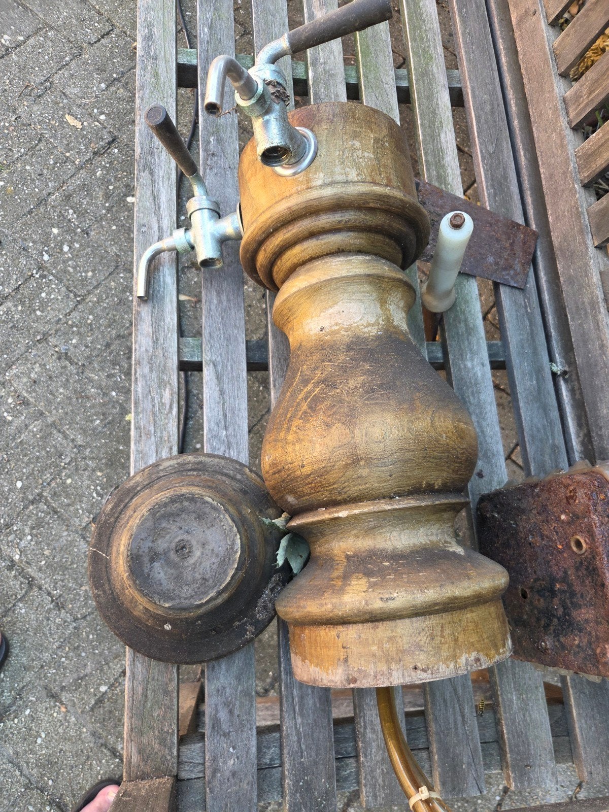 ouderwets biertap., Antiek en Kunst, Ophalen