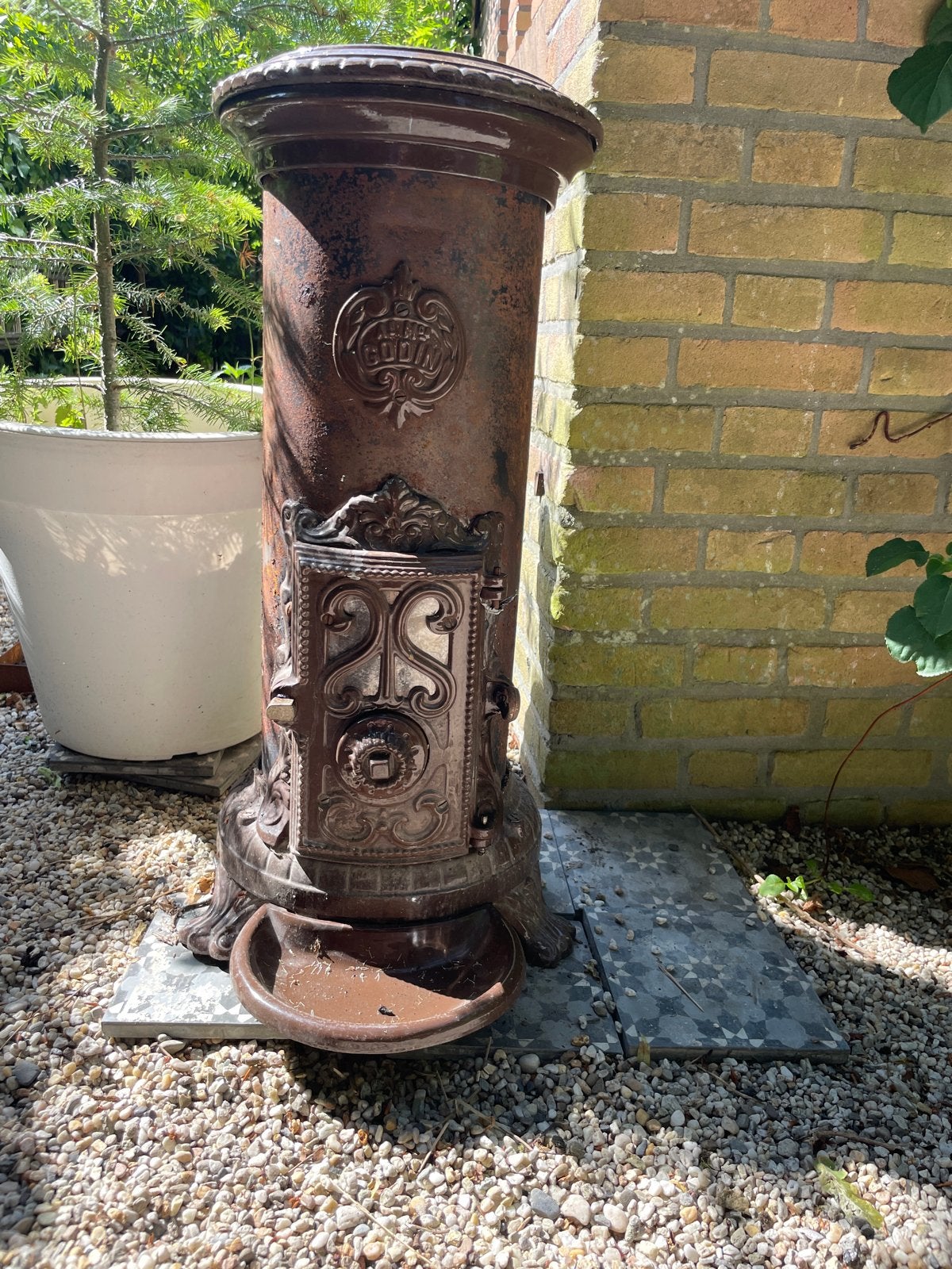 Antieke Godin Kolenkachel - Model 3720, Ophalen, Gebruikt, Overige brandstoffen, Vrijstaand