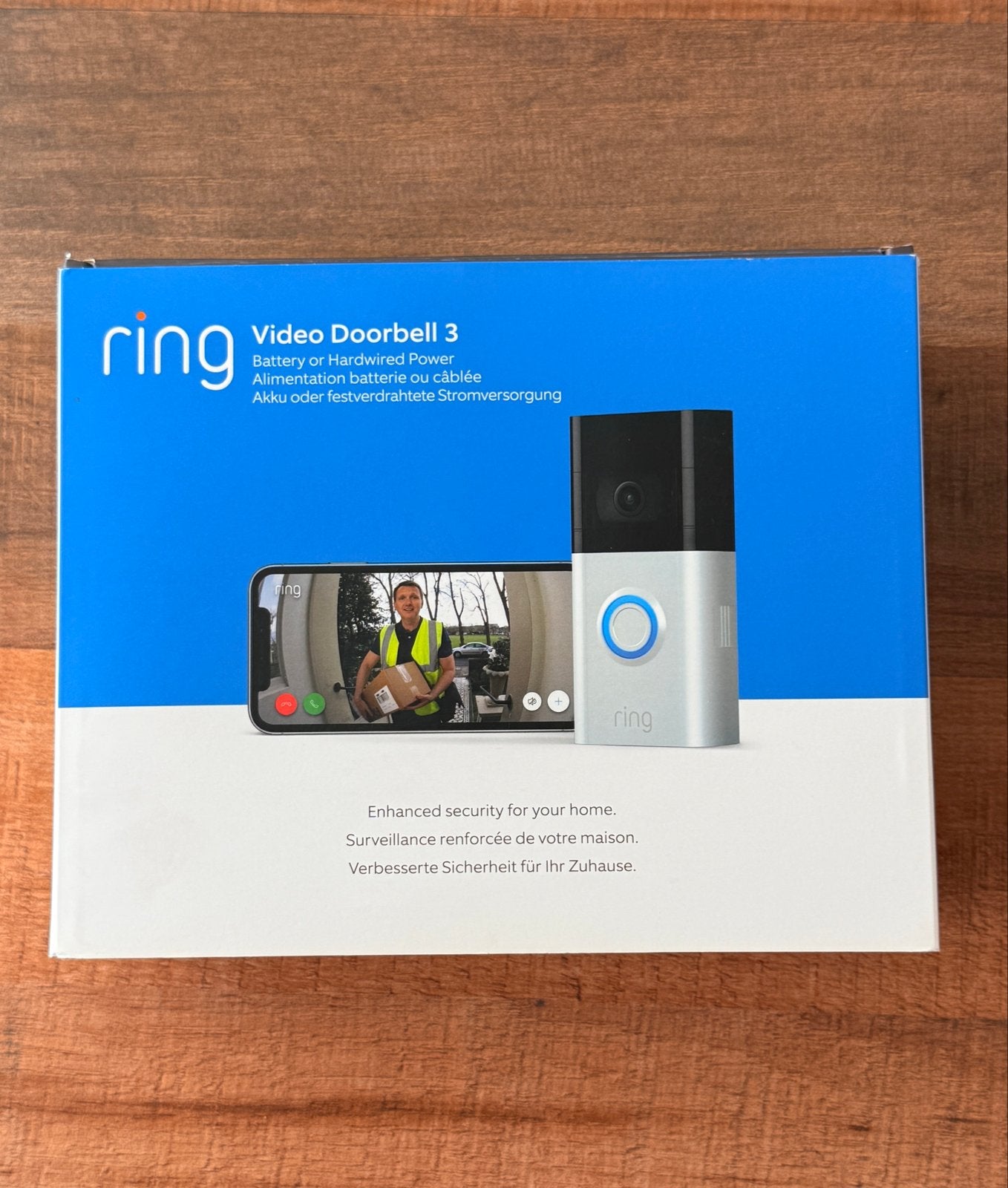 Ring Video Deurbel 3 - Slimme deurbel met bewegingsdetectie, Ophalen, Overige typen, Draadloos, Beweging