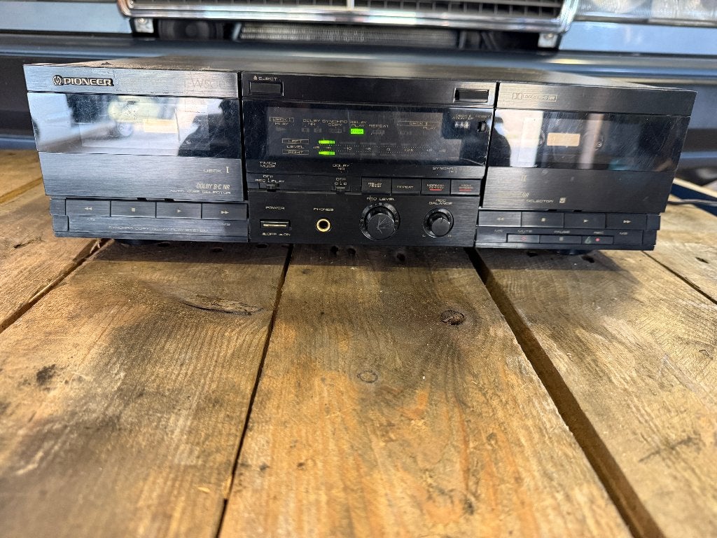 Pioneer CT-W500 dubbel cassette deck, Ophalen of Verzenden, Dubbel, Overige merken