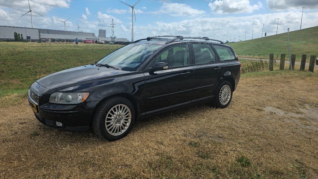 Volvo v50 T5 AWD 2005 Zwart, Auto's, Stof, 700 kg, 10 km/l, Stationwagon