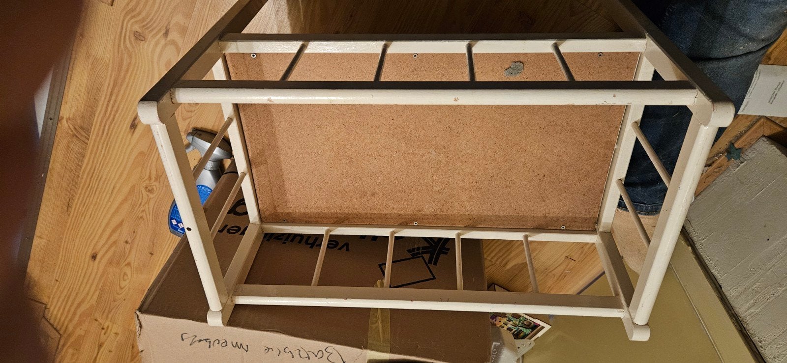 Houten poppenbedje voor  poppen, Ophalen, Gebruikt, Babypop