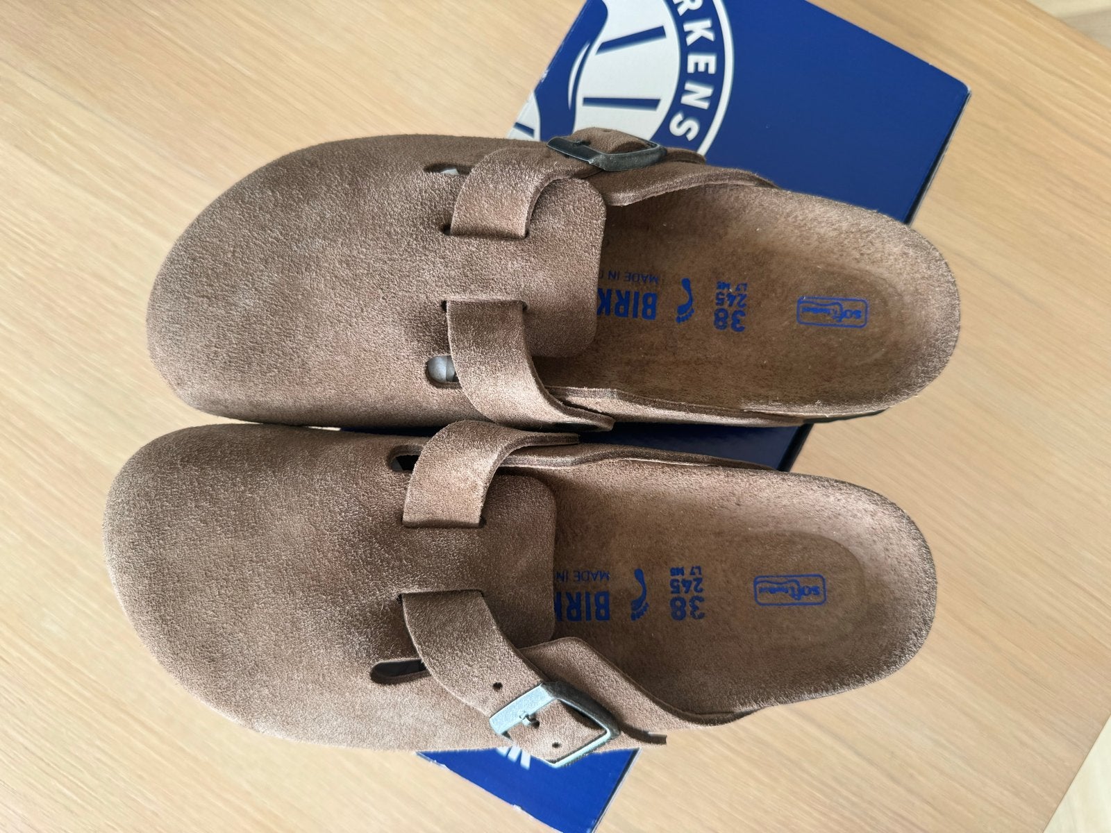 Nieuwe Birkenstock Boston maat 38, Ophalen of Verzenden, Nieuw, Bruin, Instappers
