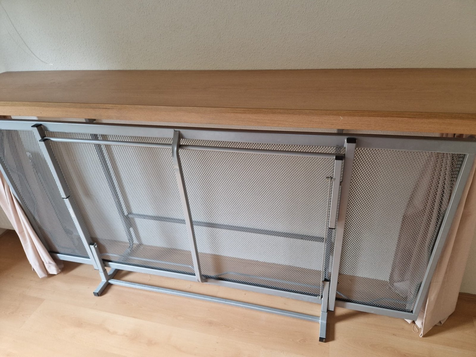 Luxe Kuperus opklapbed met recente gordijntjes, Ophalen, Gebruikt, 90 cm, Eenpersoons