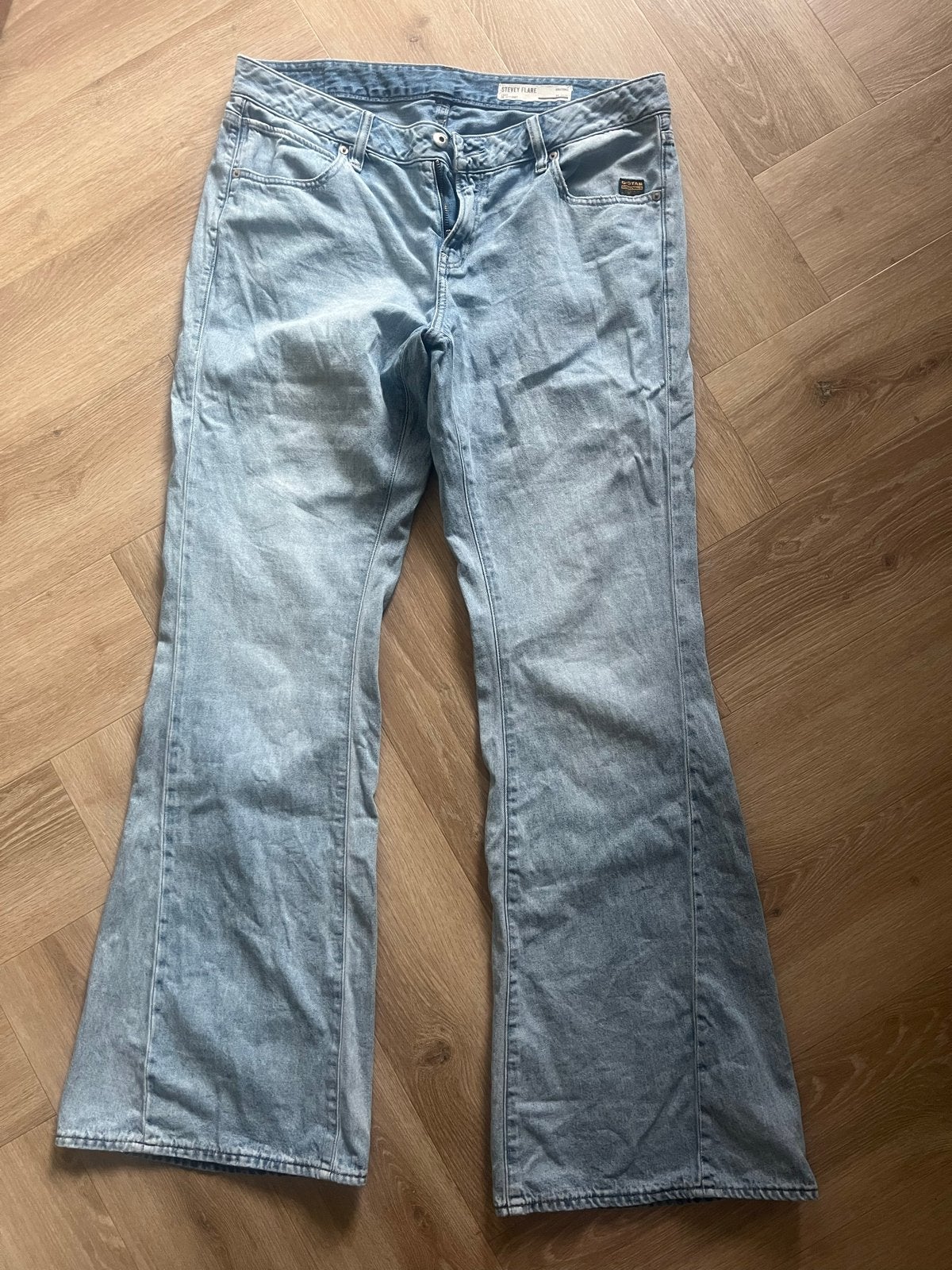 G-Star Stevey Flare Dames Jeans - mt 32/34, Blauw, Maat 42/44 (L), Ophalen of Verzenden, Lang