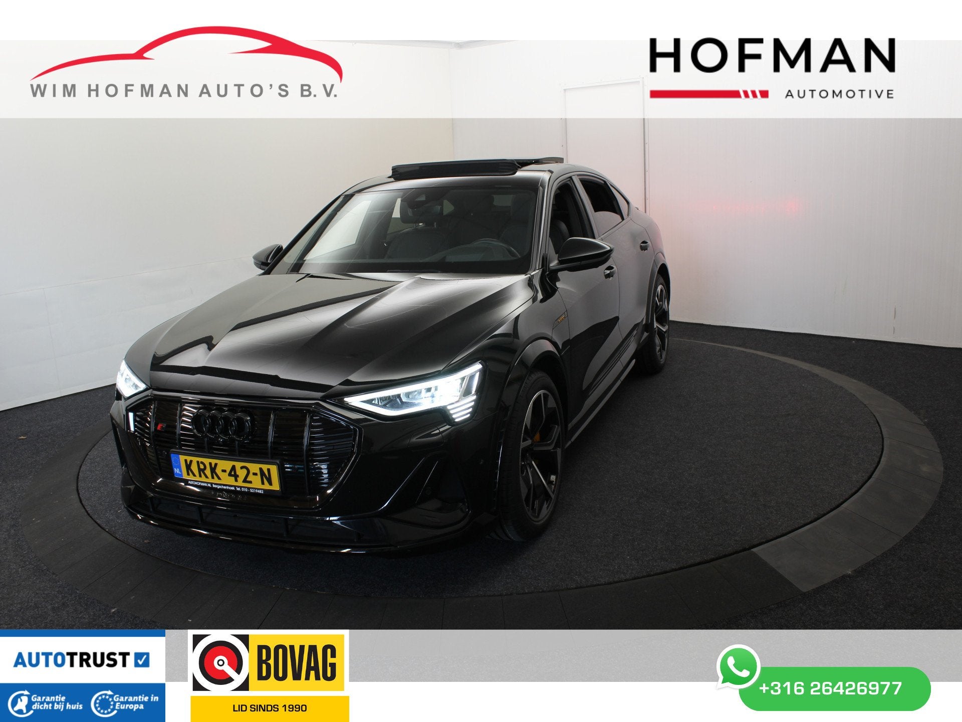 Audi e-tron Sportback S quattro 95 kWh 504 pk SOH 97% Pano 3, Auto's, Audi, Bedrijf, Te koop, e-tron, 360° camera, 4x4, ABS, Achteruitrijcamera