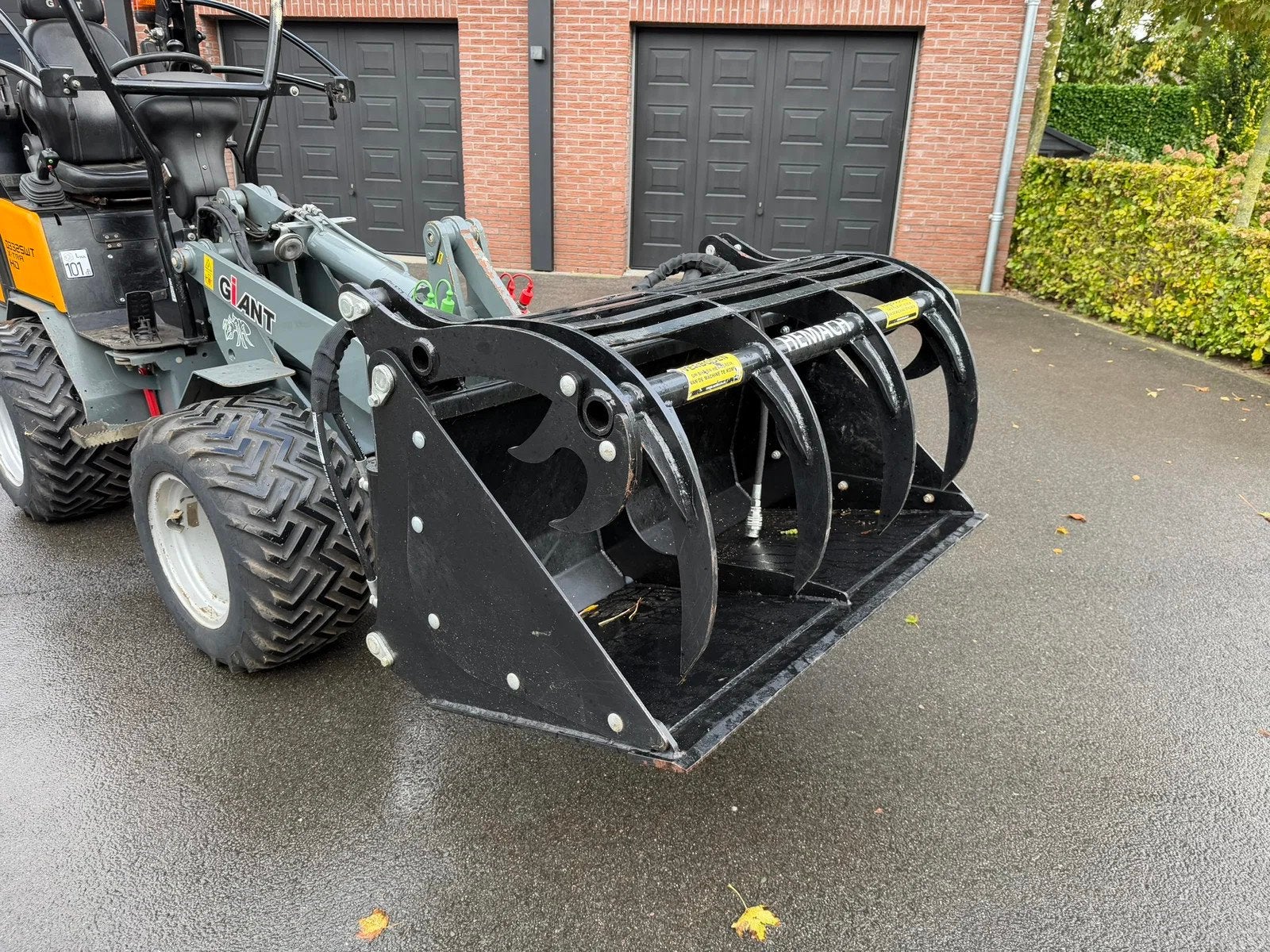 Giant Silage grijper Puinbak met bovenklem, Pelikaanbak, Vol, Overige typen