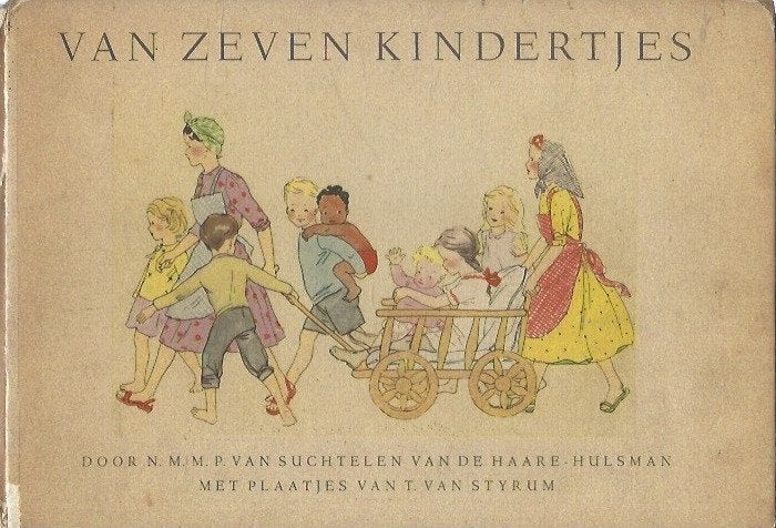 Van zeven kindertjes-N.van Suchtelen van de Haare-Hulsman, Ophalen of Verzenden, Gelezen, Fictie algemeen