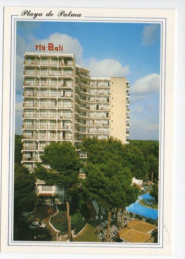 Spanje. Ansichtkaart Playa de Palma - Riu Bali , Mallorca, Verzamelen, Ophalen of Verzenden, 1980 tot heden, Ongelopen, Spanje