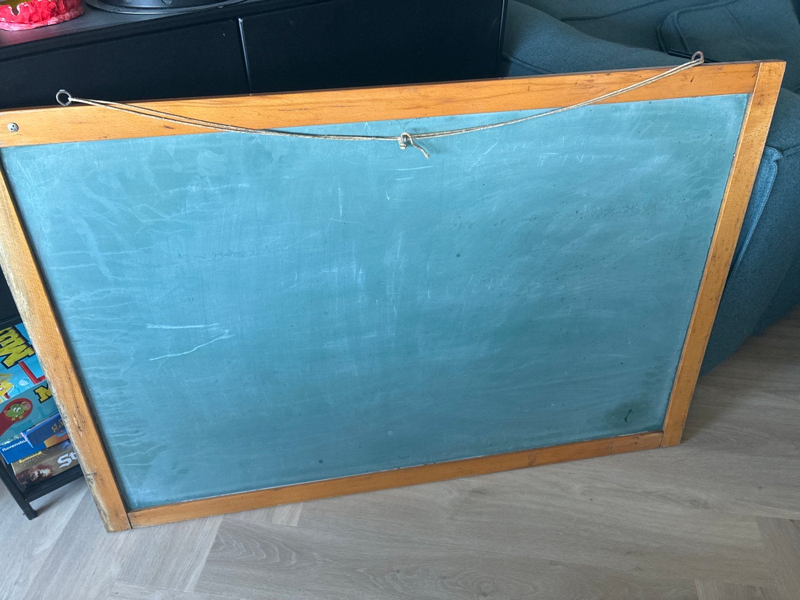 Vintage krijtbord, Ophalen, Gebruikt, Krijtbord