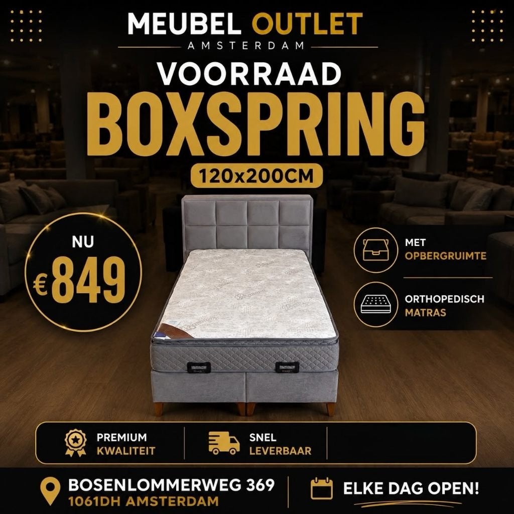 opruiming magazijn bedden en boxsprings met of zonder matras, Ophalen of Verzenden, Nieuw, Tweepersoons