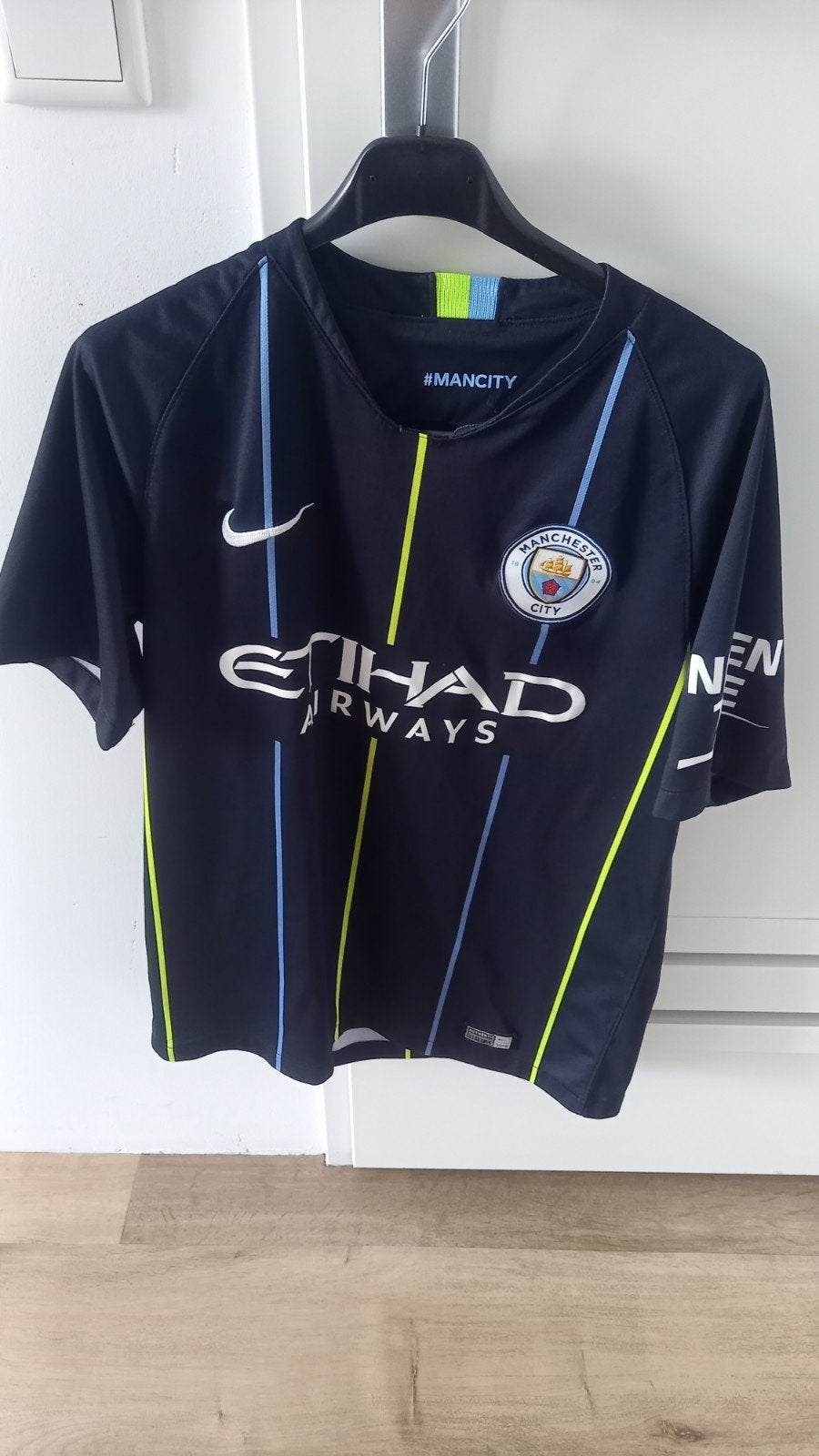 Manchester City Thuisshirt 2018/2019 - Maat M, Nike, Ophalen of Verzenden, Voetbal, Gedragen
