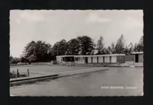 Nieuw-Weerdinge Zwembad 1966., Ophalen of Verzenden, 1960 tot 1980, Ongelopen, Drenthe